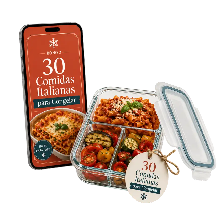 Bono 2: 30 Comidas Italianas para Congelar