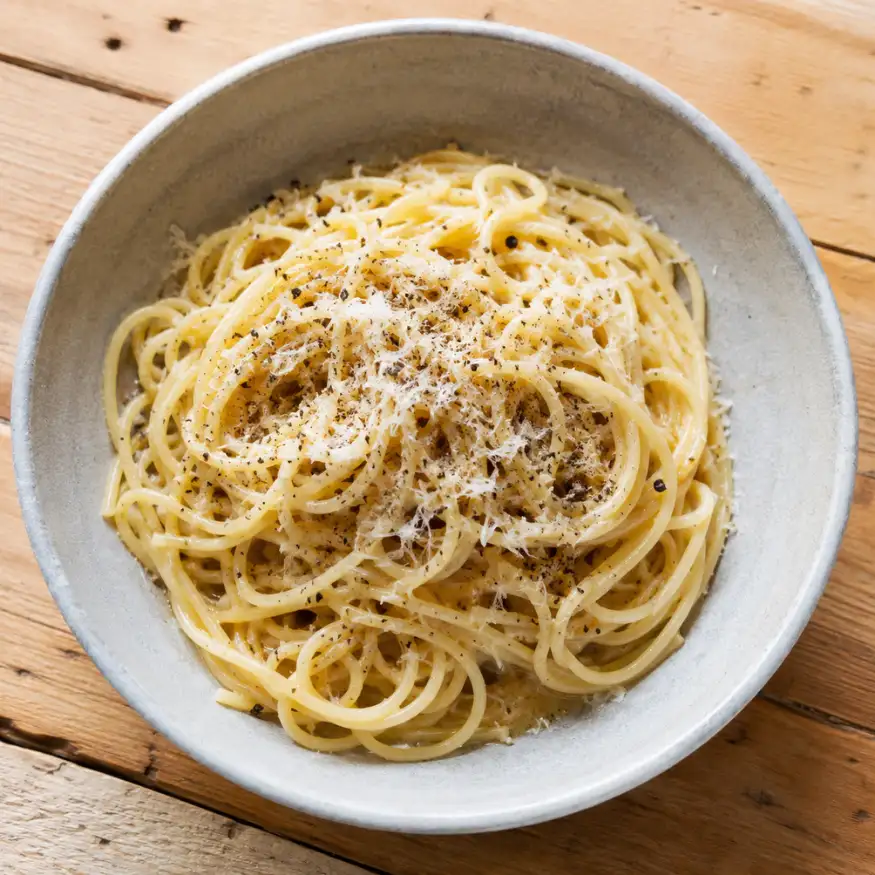 Espagueti Cacio e Pepe