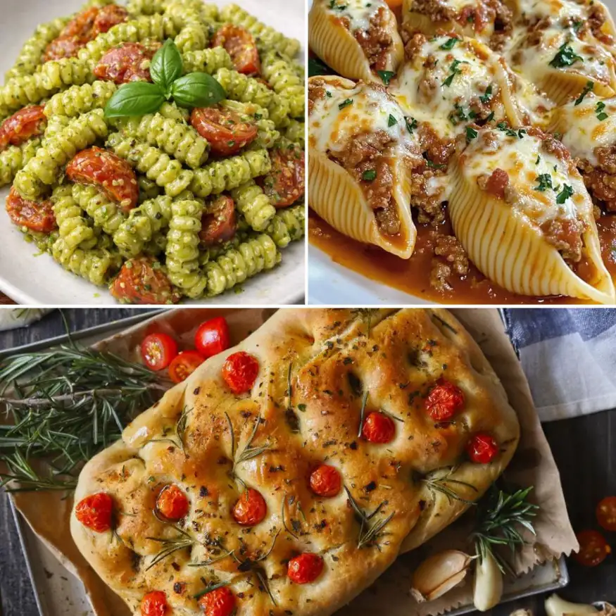 Plato de comida italiana