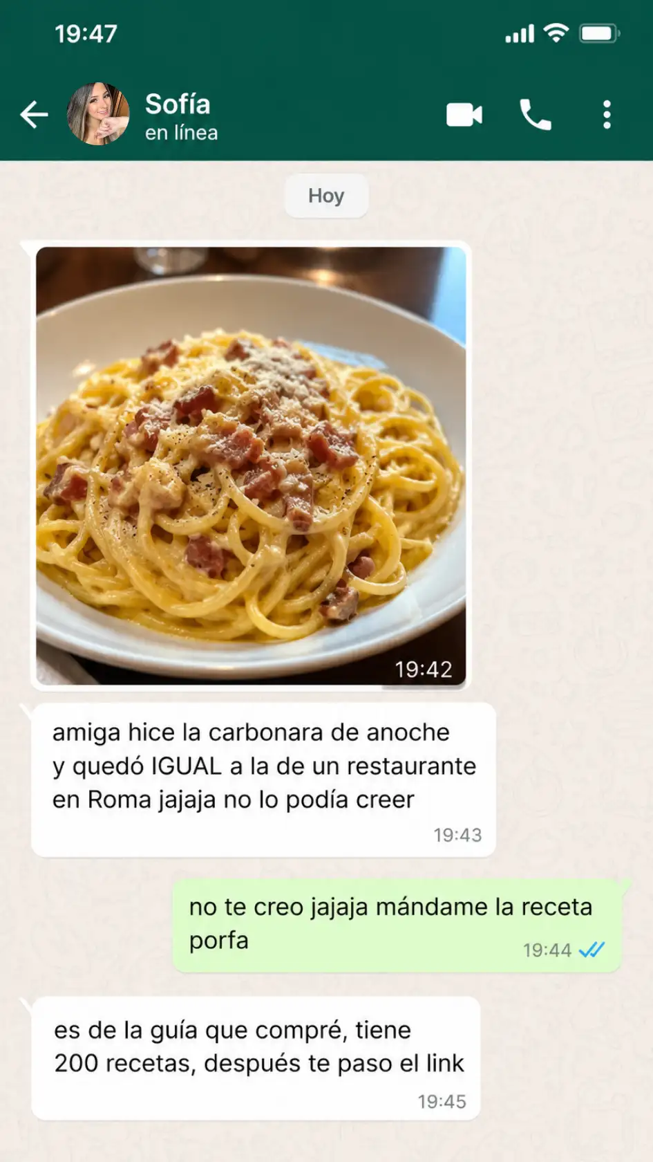 Testimonio de clienta