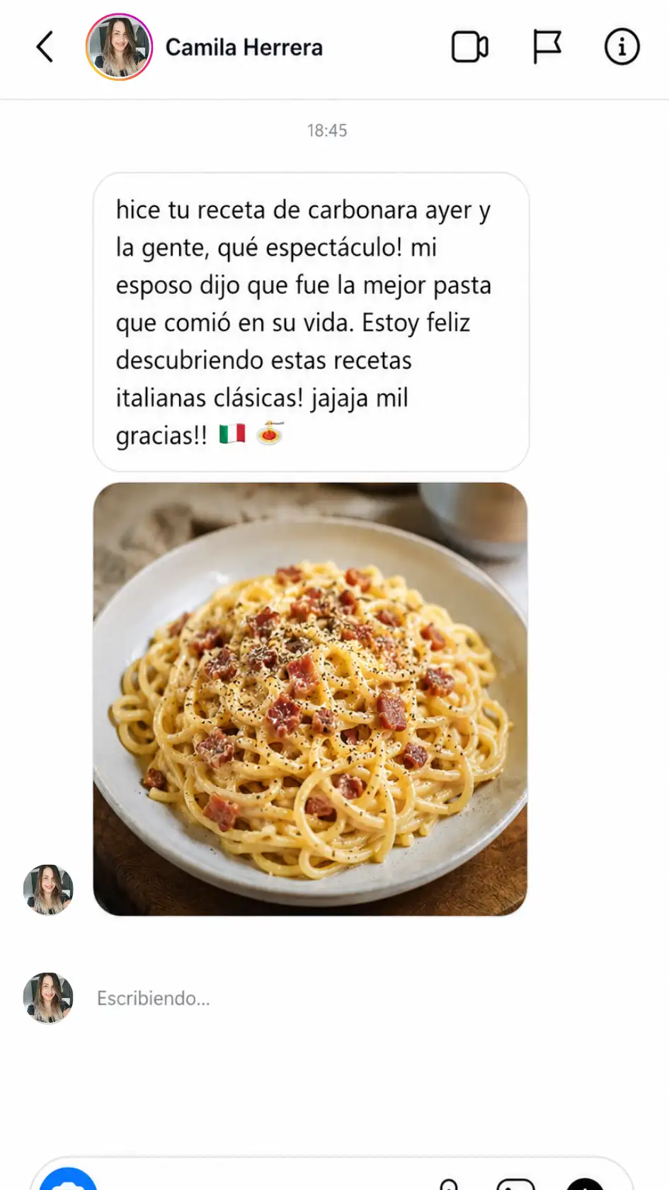 Testimonio de clienta