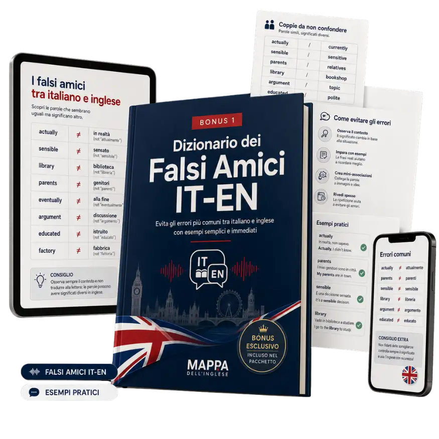 Bonus 1 — Dizionario dei Falsi Amici IT-EN