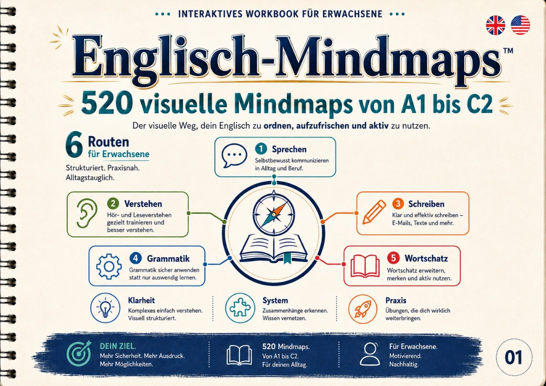 Beispiel einer Englisch-Mindmap