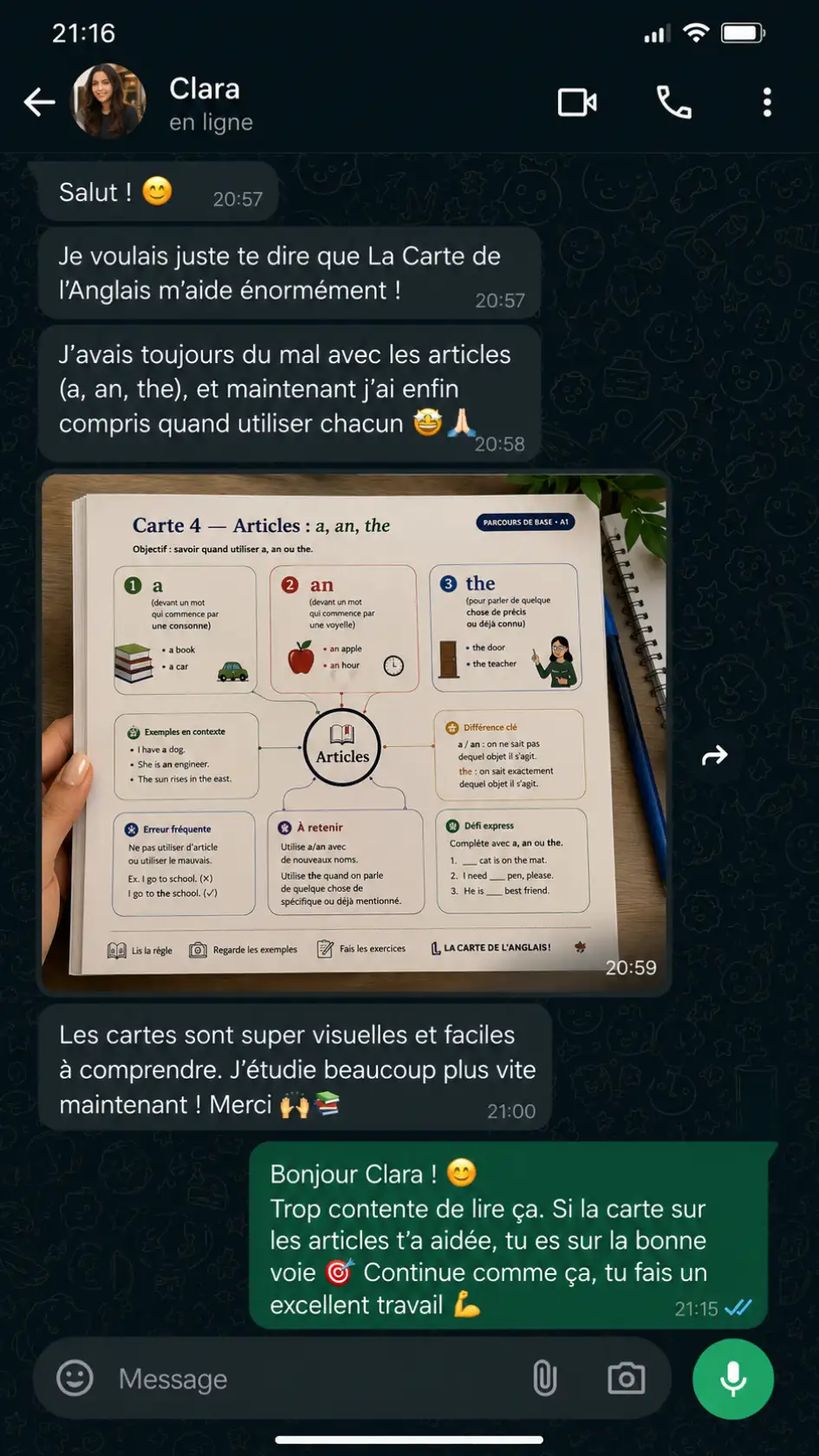 Avis de Nicolas