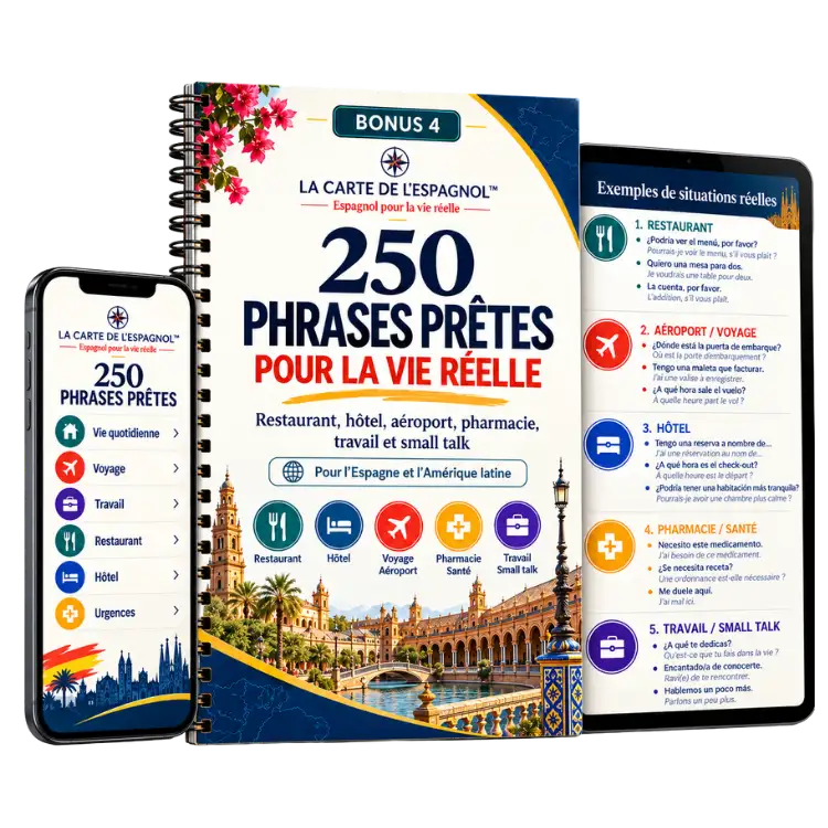 Bonus 4 — 250 Phrases Prêtes pour la Vie Réelle