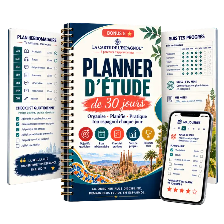 Bonus 5 — Planner d'Étude de 30 Jours