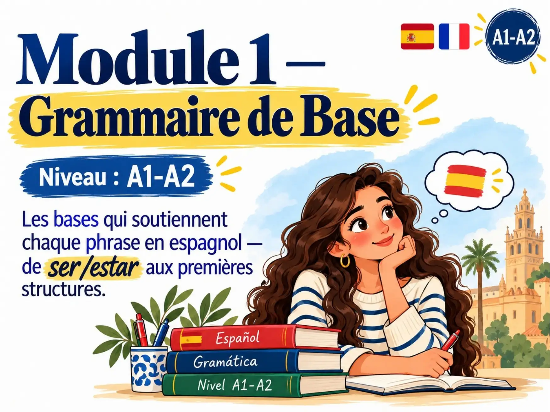 Exemple de carte mentale d'espagnol