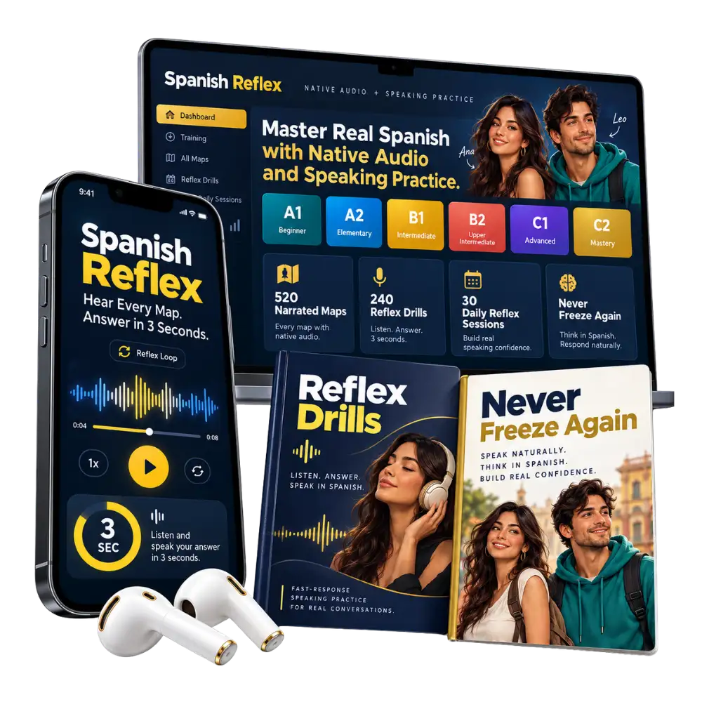 Spanish Reflex — Hear Every Map. Answer in 3 Seconds.